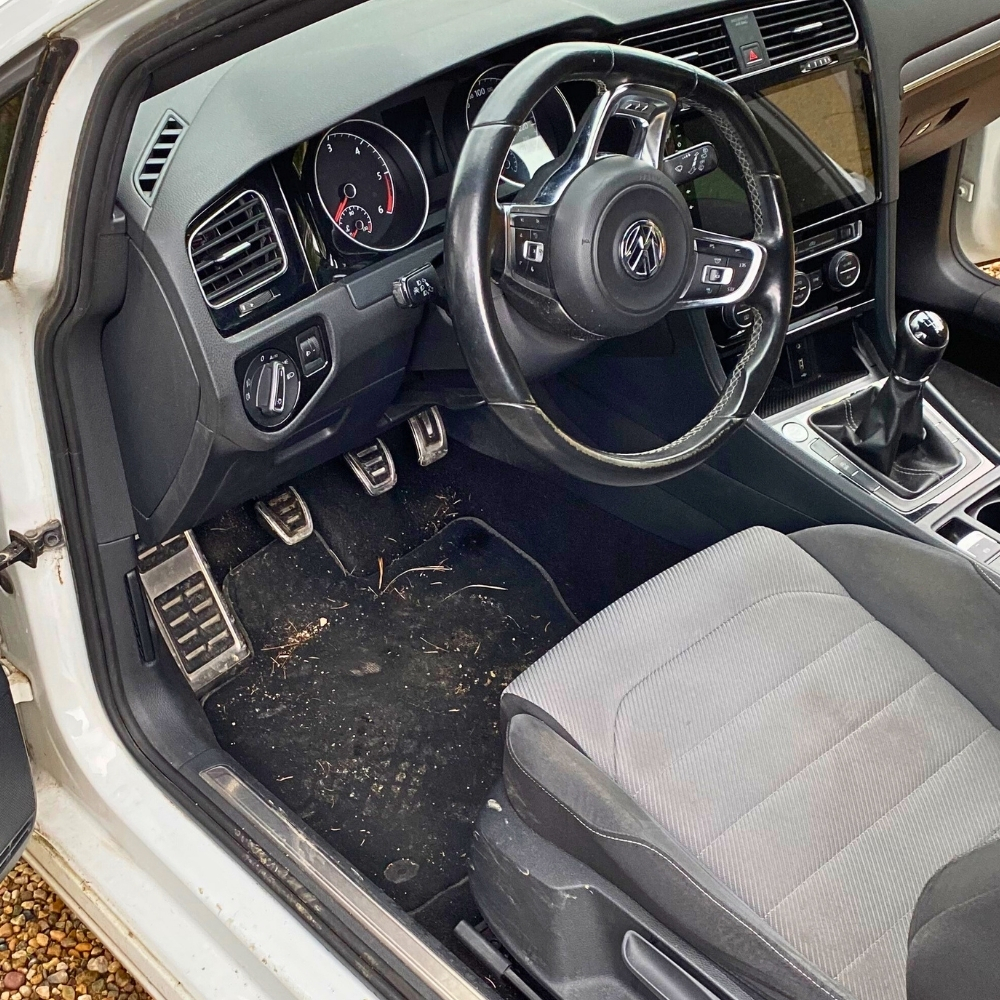 Volkswagen siège conducteur avant nettoyage KleanCare